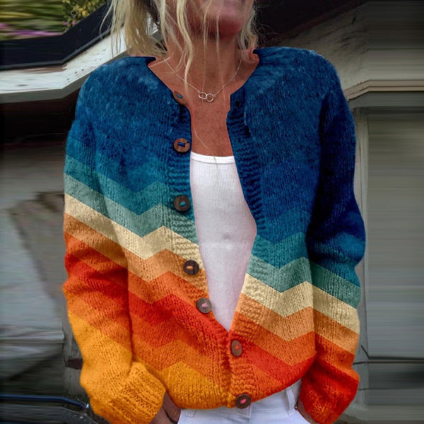 Chiba – Mjuk 3D-mönstrad cardigan