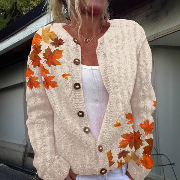 Azbah – Mjuk 3D tryckt cardigan