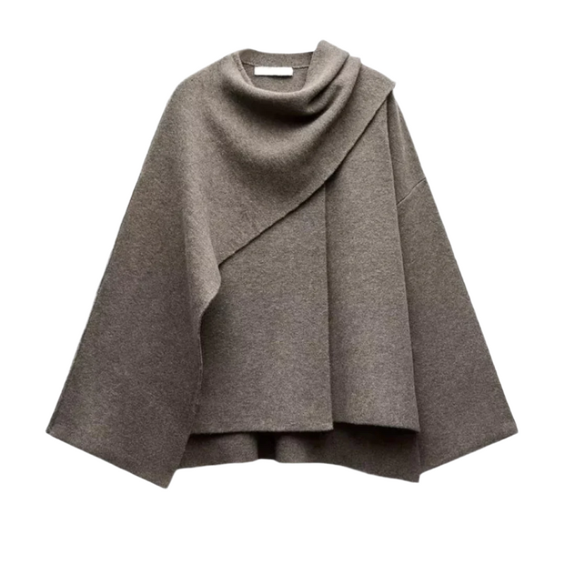 Deborah – Stilig cape coat