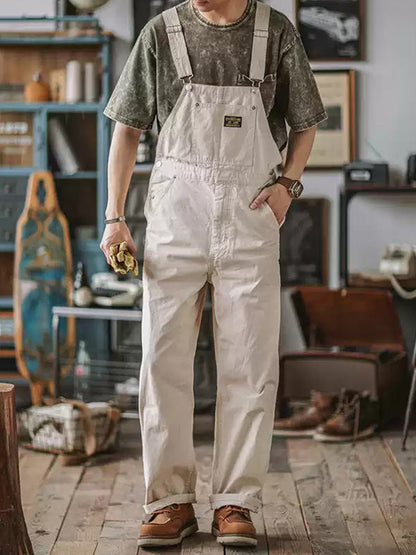 Axel - Vintage unisex overall i linne