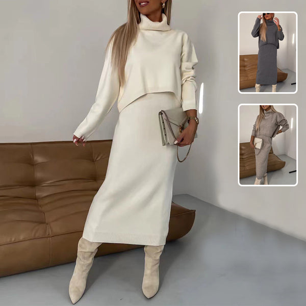 Richie – Elegant turtleneck tröja och klänning