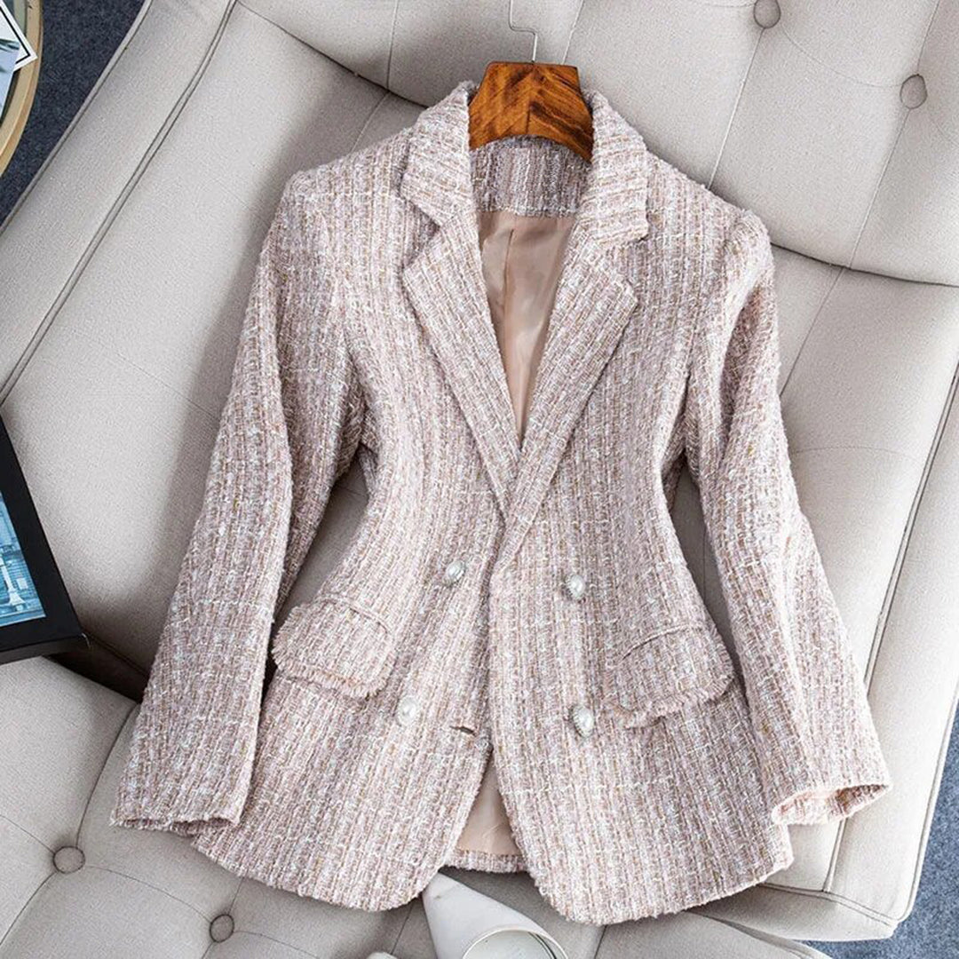 Brianna – Elegant rutig blazer för damer