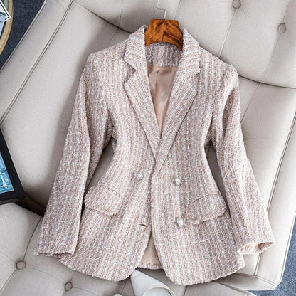 Brianna – Elegant rutig blazer för damer