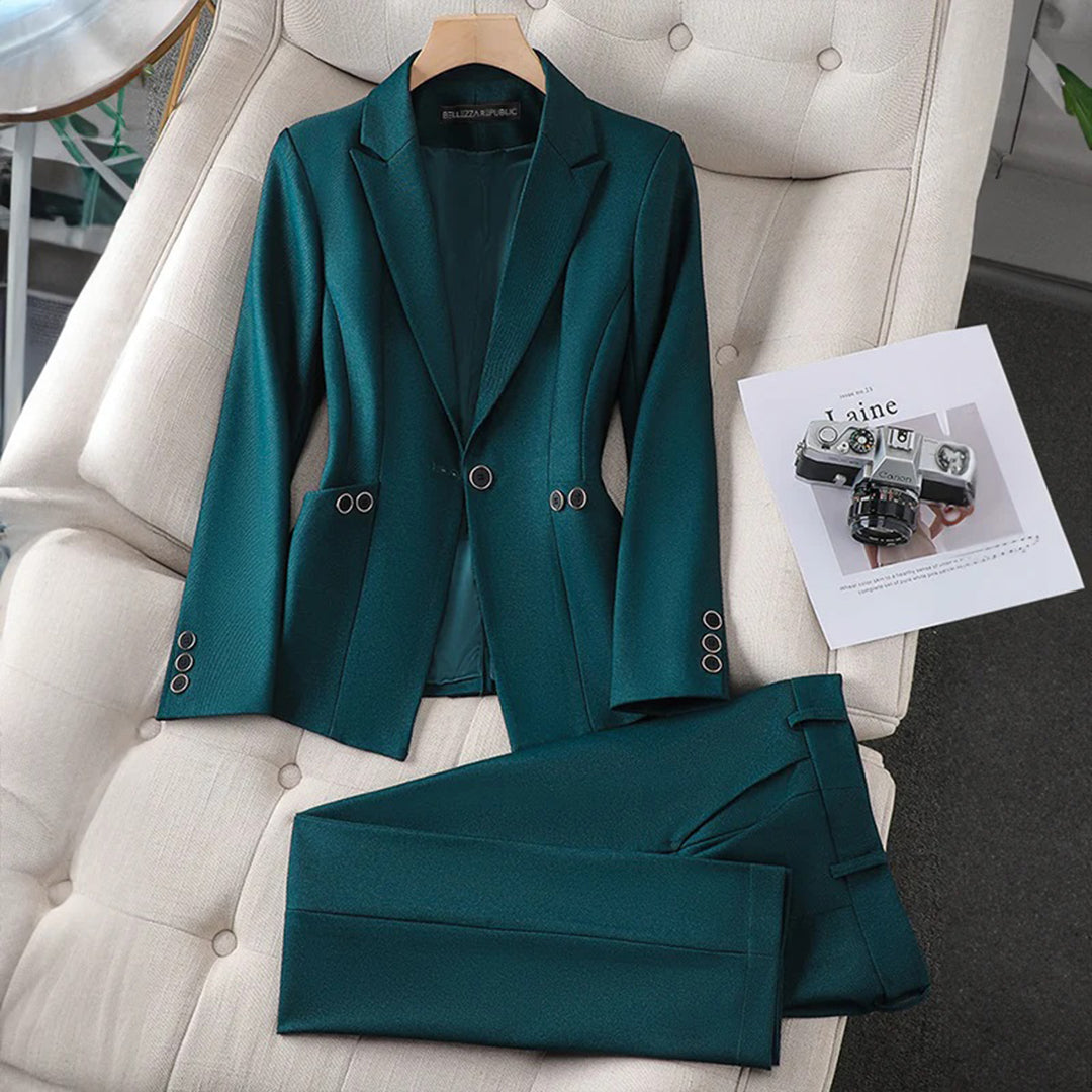 Laura – Elegant blazer och byxset