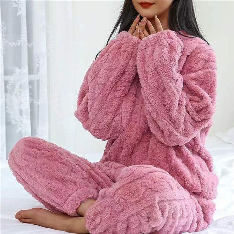 Sylvia - Pyjamas-set i fleece för kvinnor