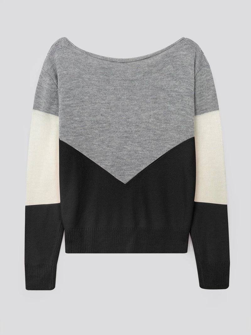 Oliwia – Elegant, bekväm crew neck tröja